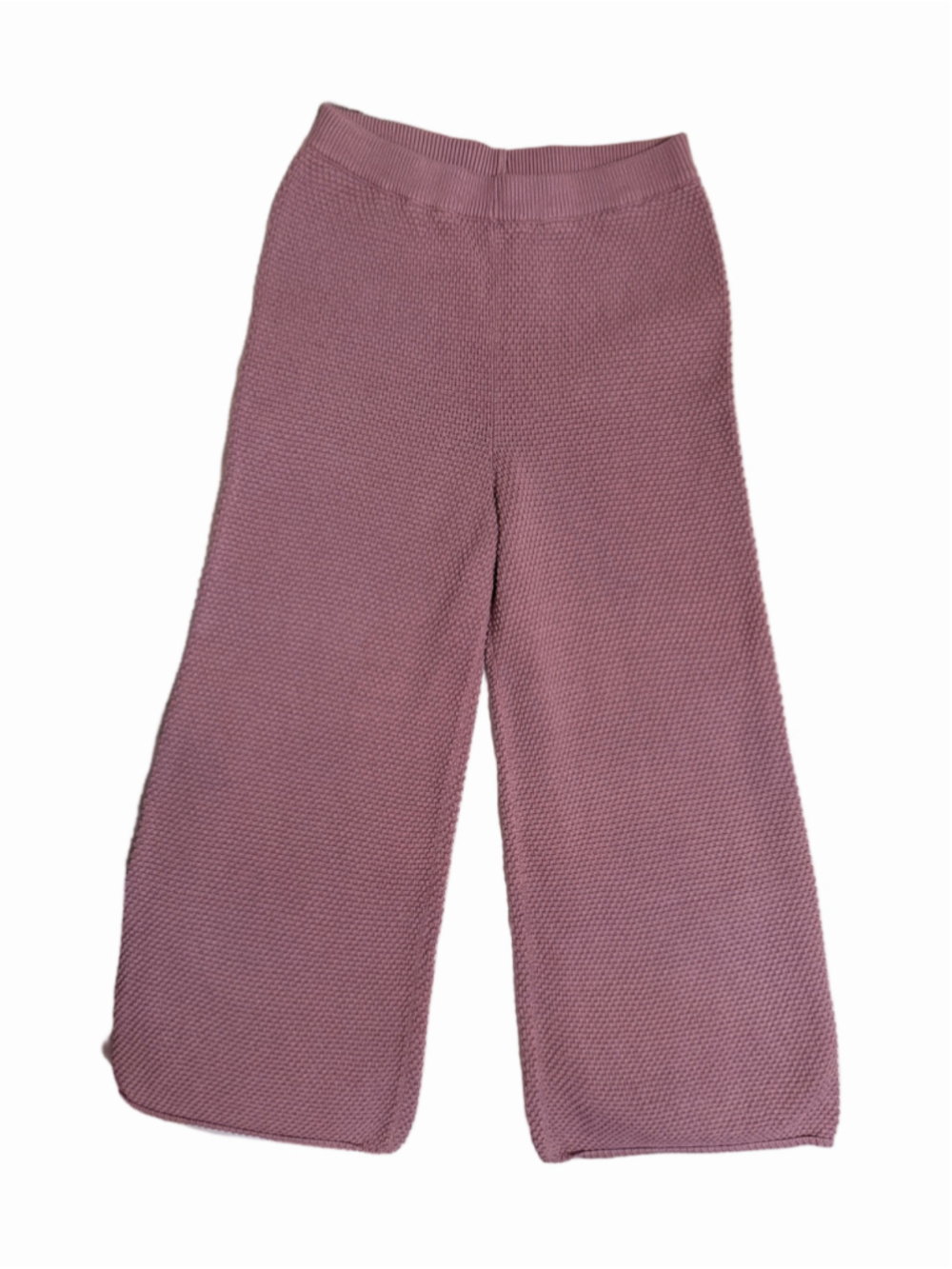 Free People FP Beach Wide Leg Knit Pants Pink Size S